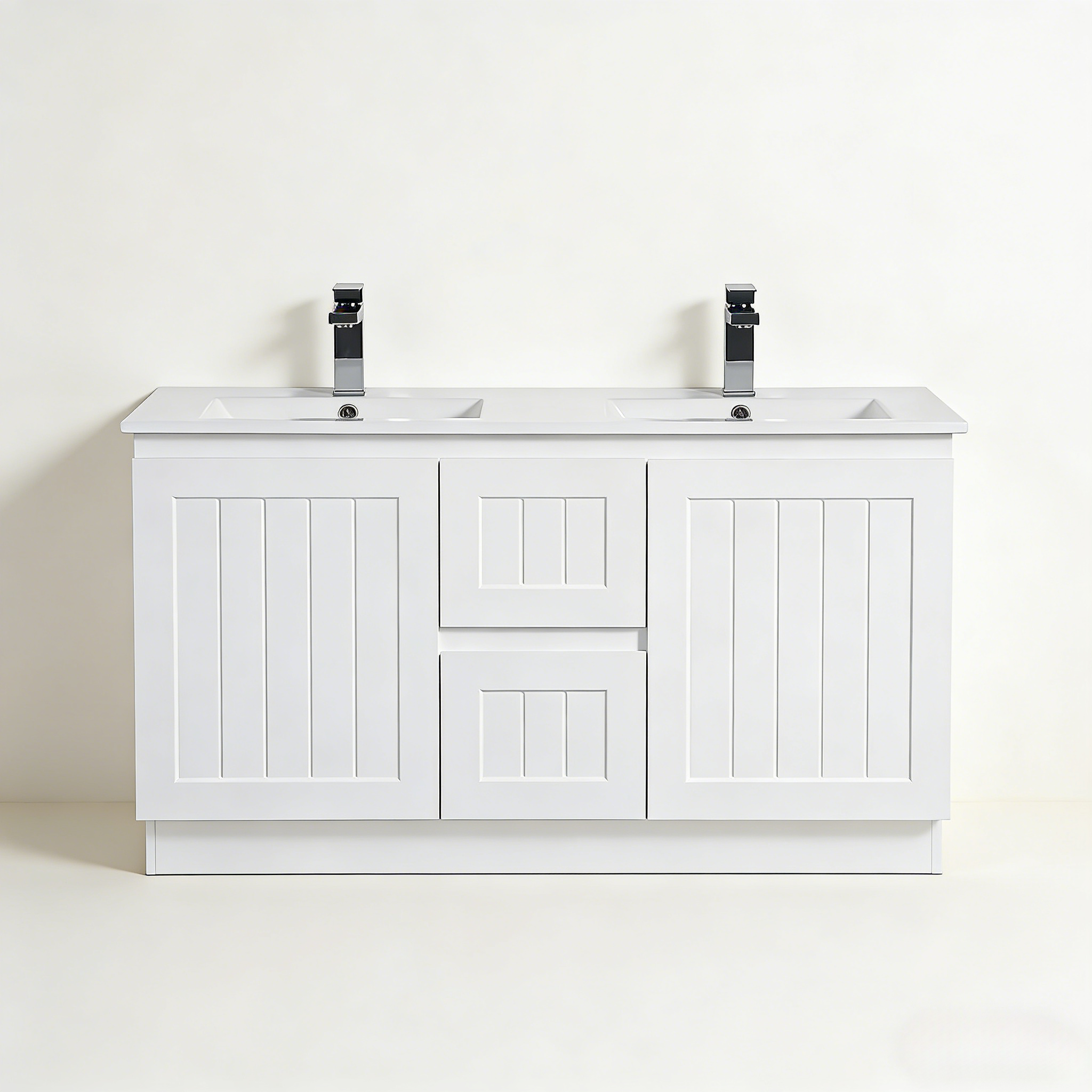 Acacia Wall-Mounted Vanity 1200*450*560mm Matte White