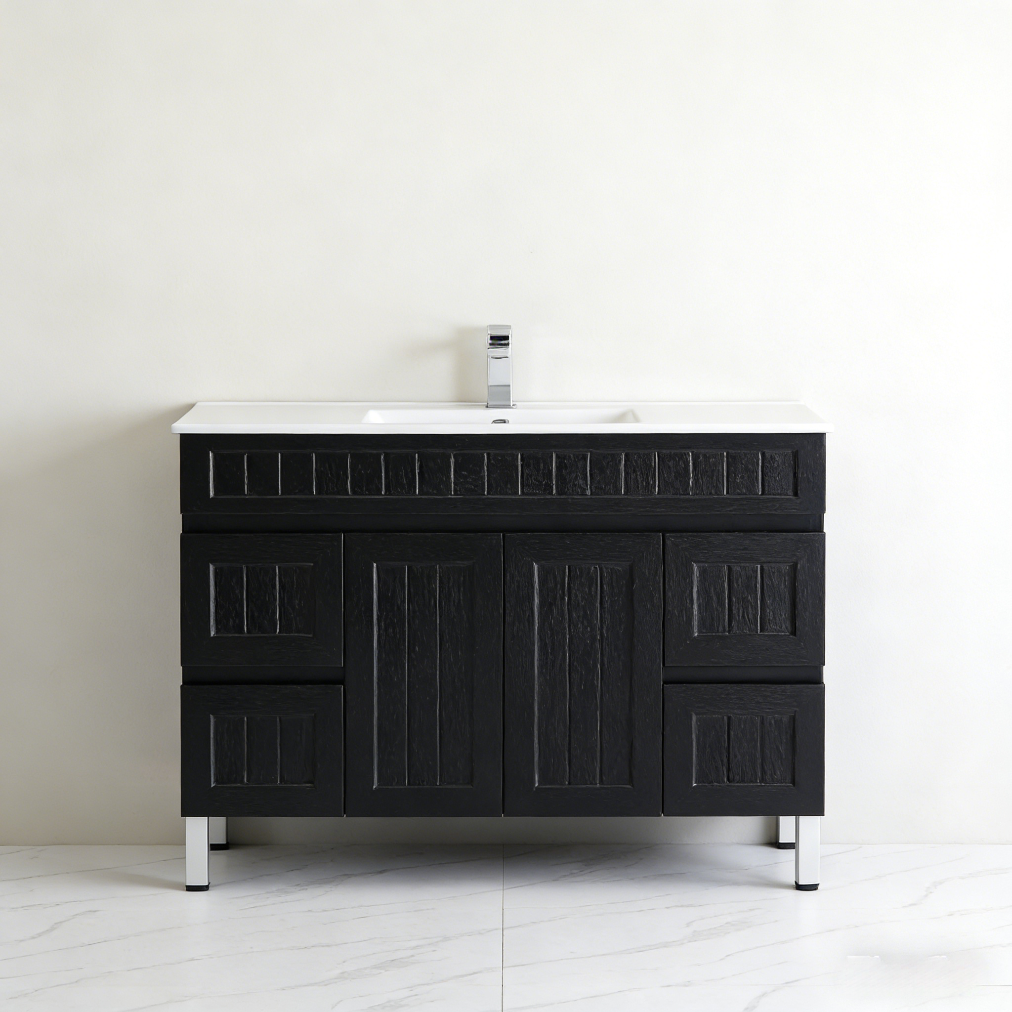 Ceto ACACIA 1200*460*860mm free standing Matte Black Vanity