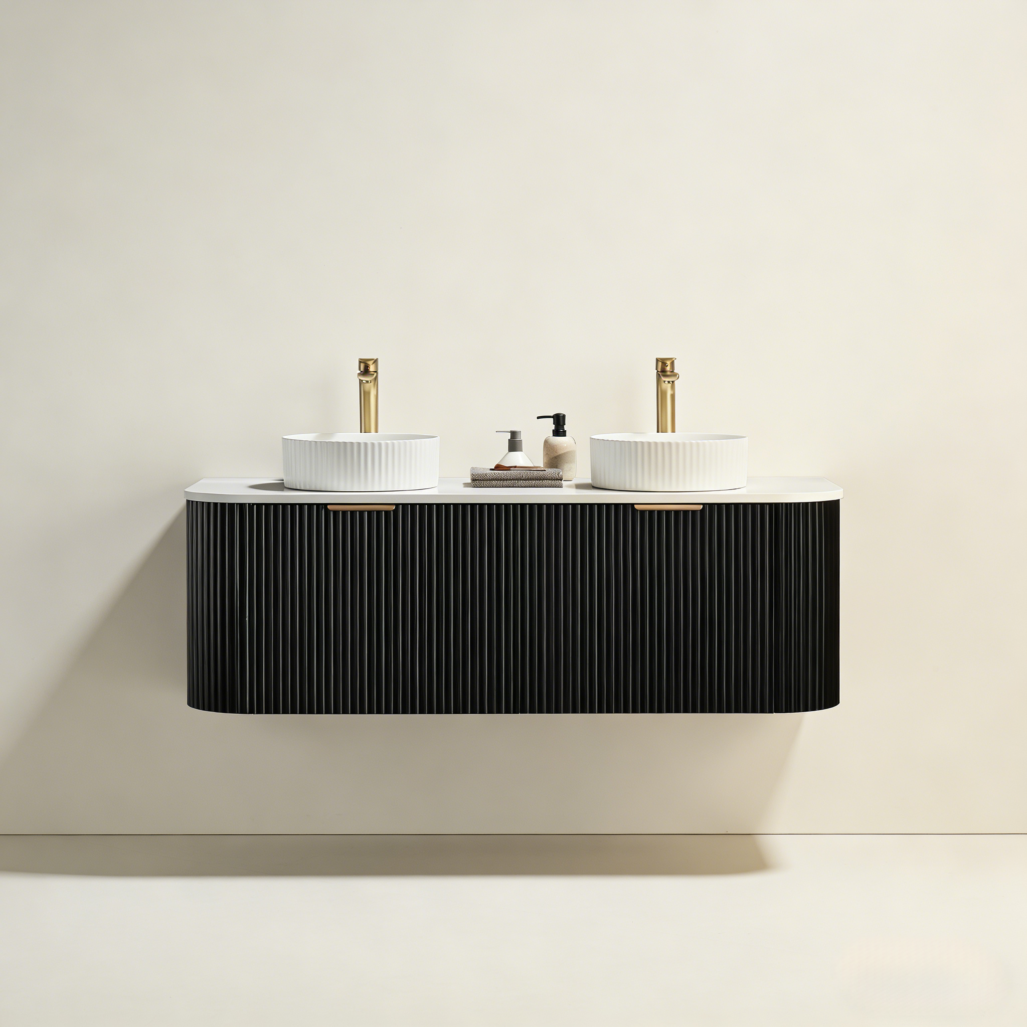 Ceto Avalon Wall-Mounted  PVC Cabinet 1490*493*470mm Matte Black