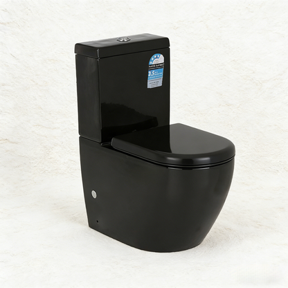 BTW Tornado Flush Back to Wall Rimless Toilet Suite 630*380*835mm Trap Included