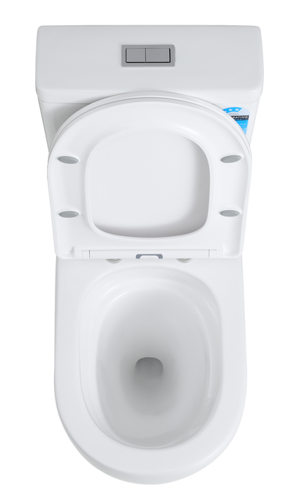 Zeus Tornado Flush Rimless Toilet Suite 660*385*870mm