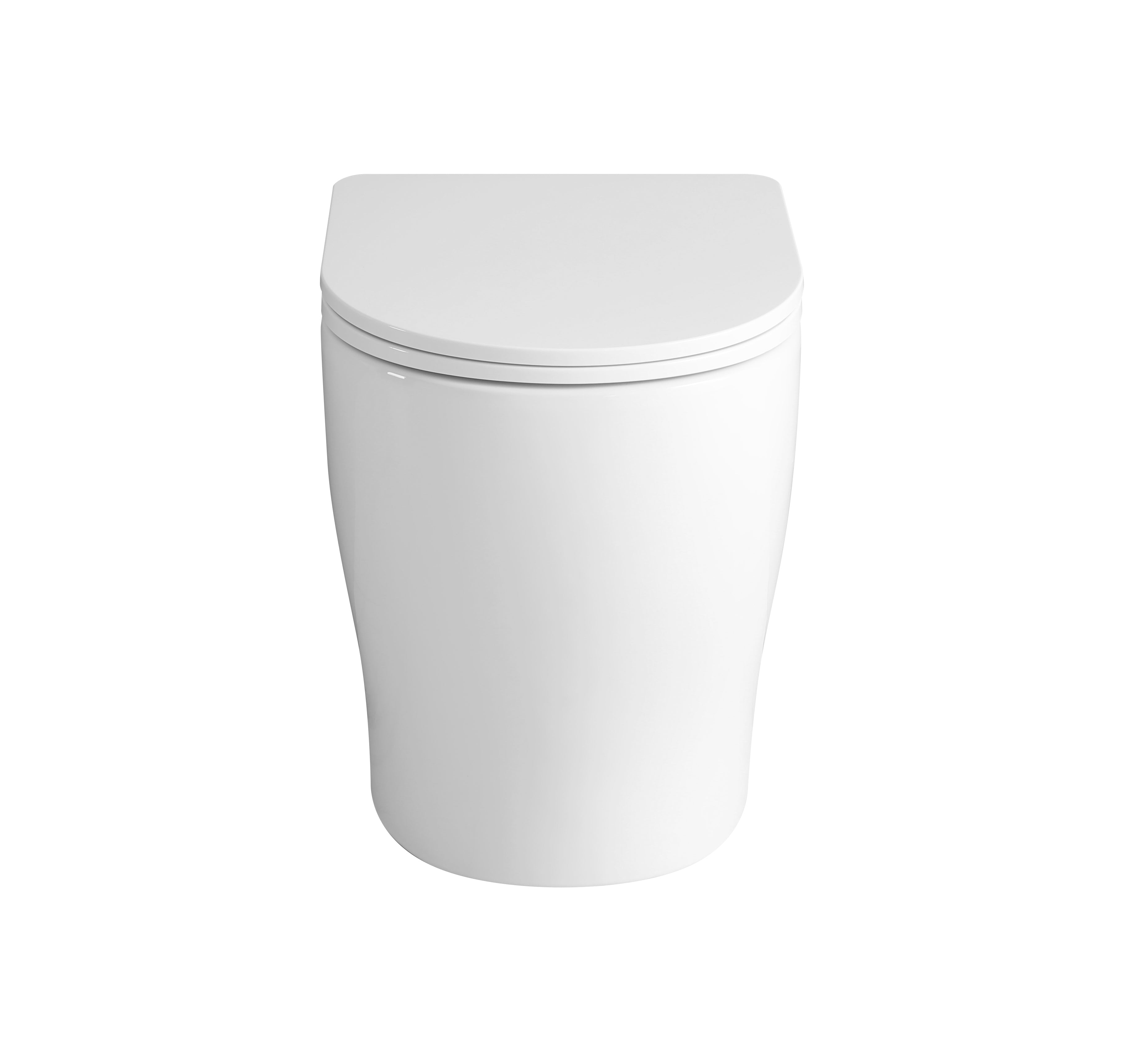 590*365*440mm Zues Wall Faced Floor Toilet Trap Included