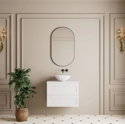 Olivia Aluminum Framed Mirror 5mm Copper Free with Safety Film 450*900/600*1000mm KOV4590F/KOV60100F-MB/BG/BN/GM