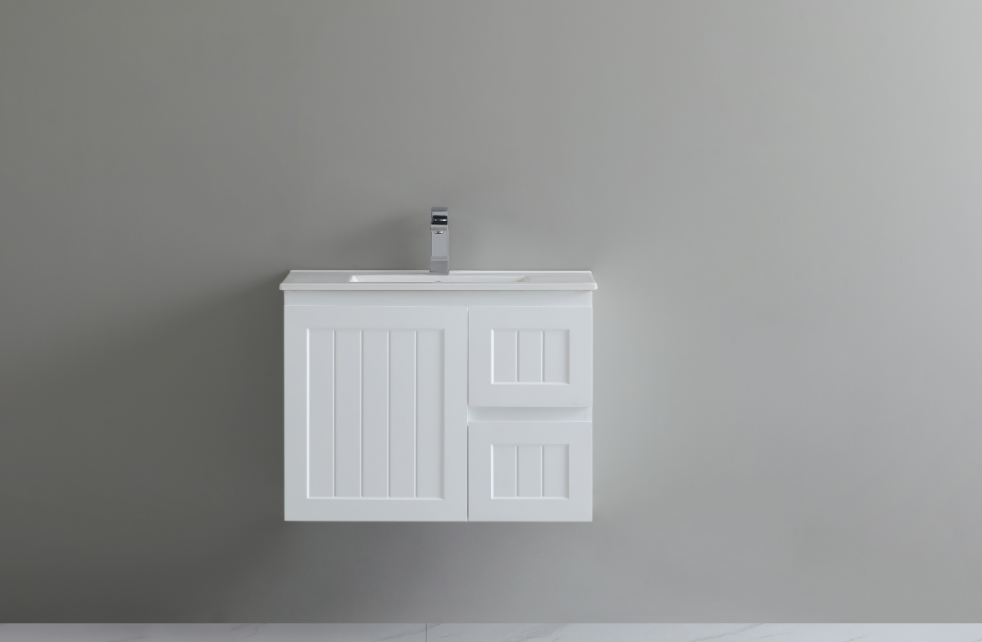 CETO Acacia Vanity SLIM Wall Hung Cabinet 590/730/890 AC63W/AC73RW/AC93LW/AC93RW- MB/-MW