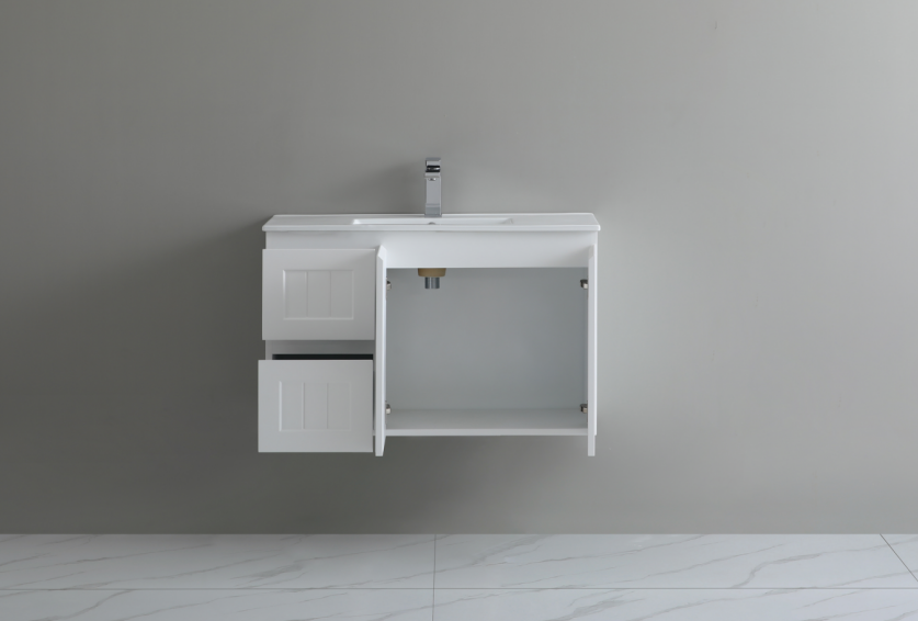 CETO Acacia Vanity SLIM Wall Hung Cabinet 590/730/890 AC63W/AC73RW/AC93LW/AC93RW- MB/-MW