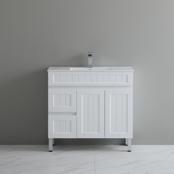Haven Wood Vanity SLIM Cabinet With Leg 590/730/890mm