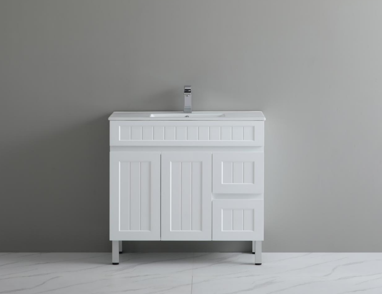 CETO Acacia Vanity SLIM Cabinet With Leg 590/730/890 AC63L/AC73RL/AC73LL/AC93RL/AC93LL-MW/-MB