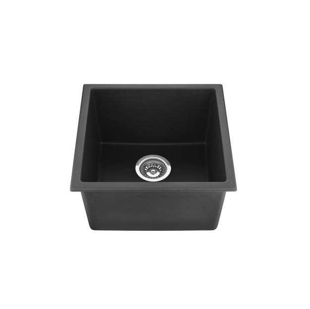 432*432*246mm Quartz Undermount Kitchen Sink QKS4343-MB/MW