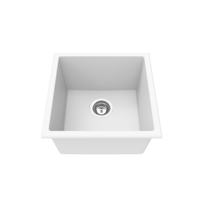 432*432*246mm Quartz Undermount Kitchen Sink QKS4343-MB/MW