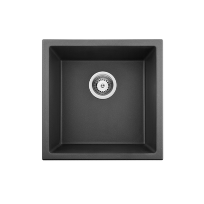 660*460*225mm Quartz Undermount Kitchen Sink QKS6646-MB