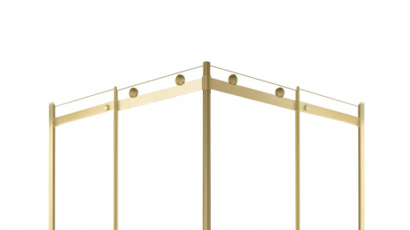 Shower Screen Double-Sided Corner Accessory Package D