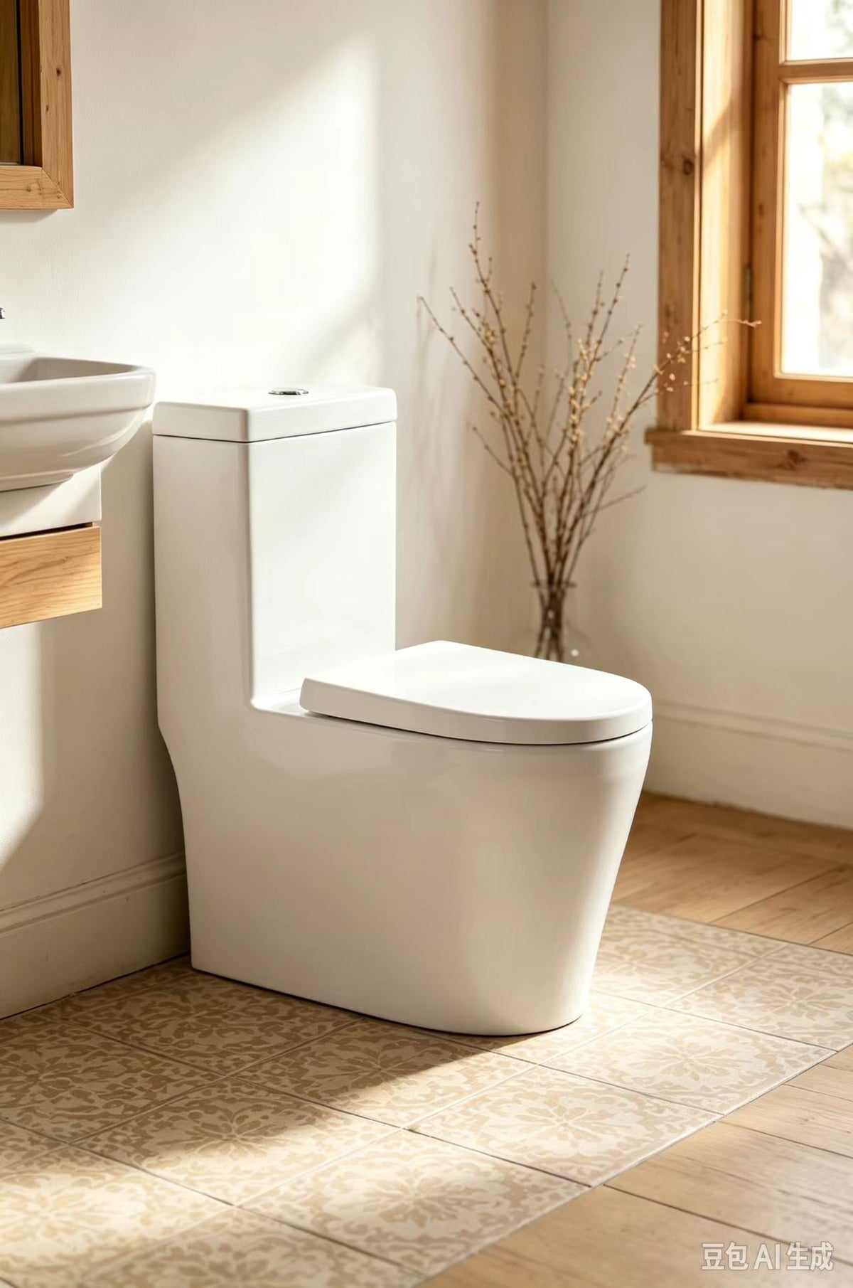 Stella Back to Wall Rimless Toilet Suite 710*390*830mm Trap Included LH-TS01