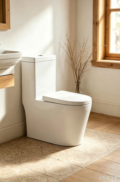 Stella Back to Wall Rimless Toilet Suite 710*390*830mm Trap Included LH-TS01