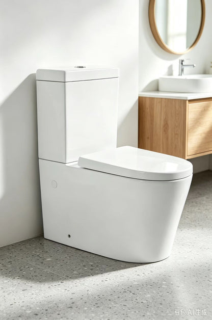 Stella Back to Wall Rimless Toilet Suite 710*390*830mm Trap Included LH-TS01