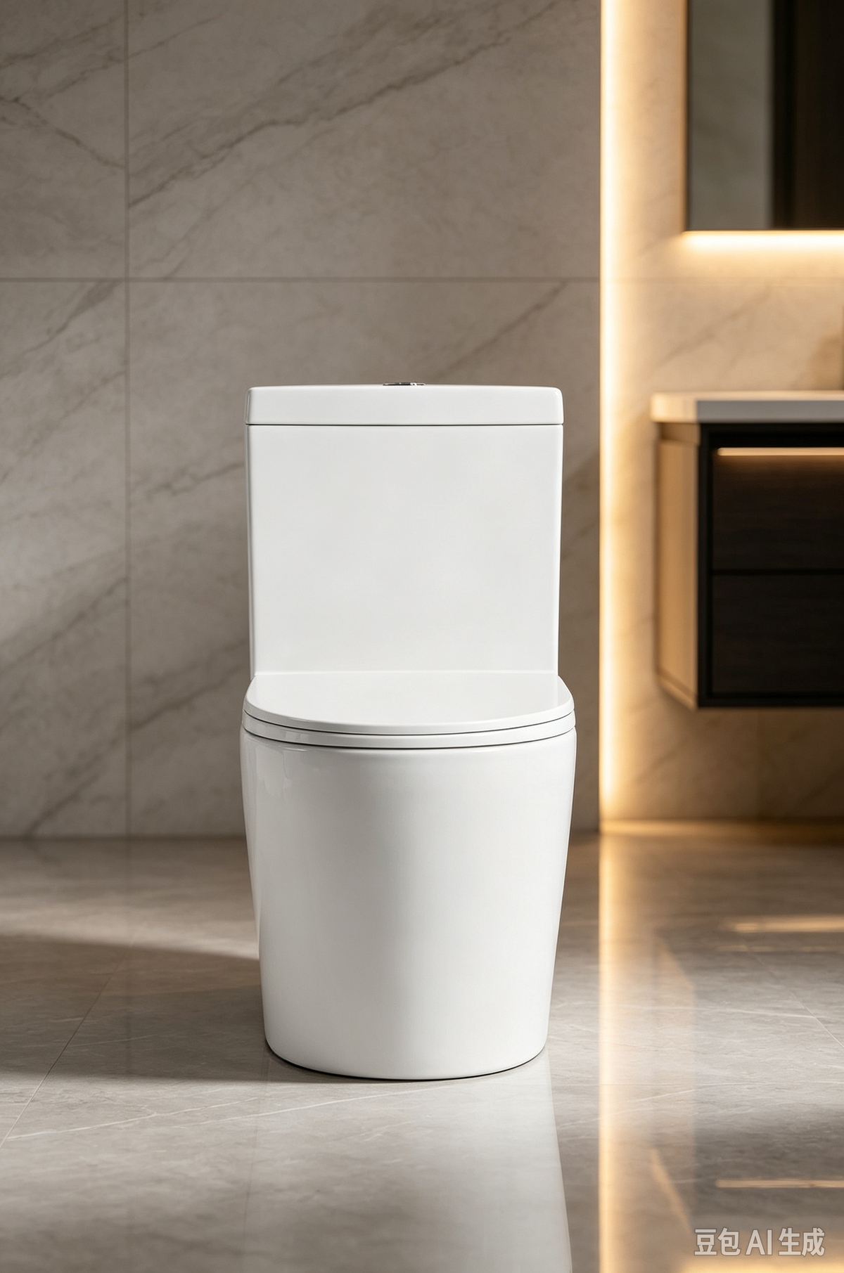 Stella Back to Wall Rimless Toilet Suite 710*390*830mm Trap Included LH-TS01