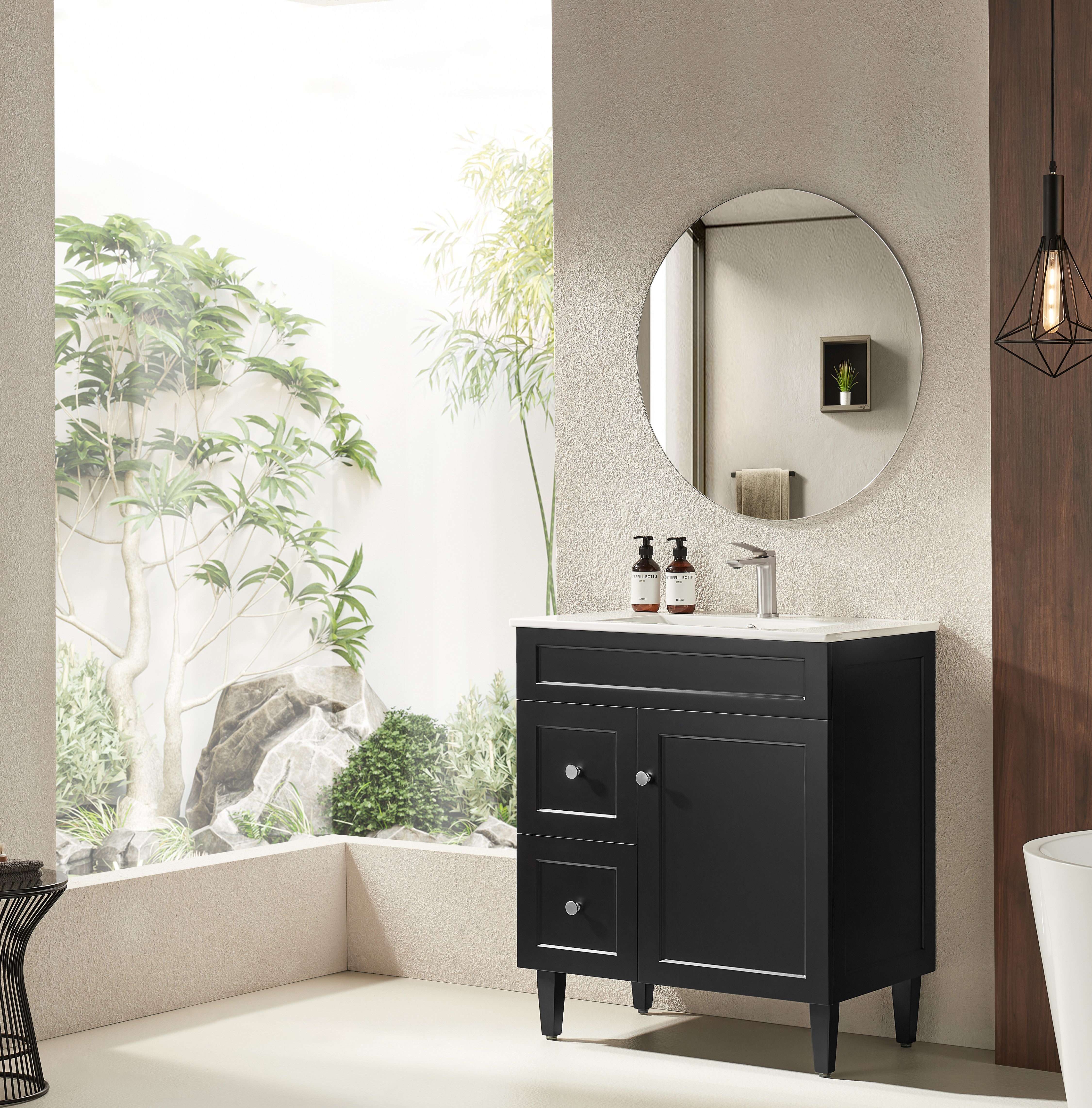 Modern Freestanding Vanity - Hamilton 590/740/890mm