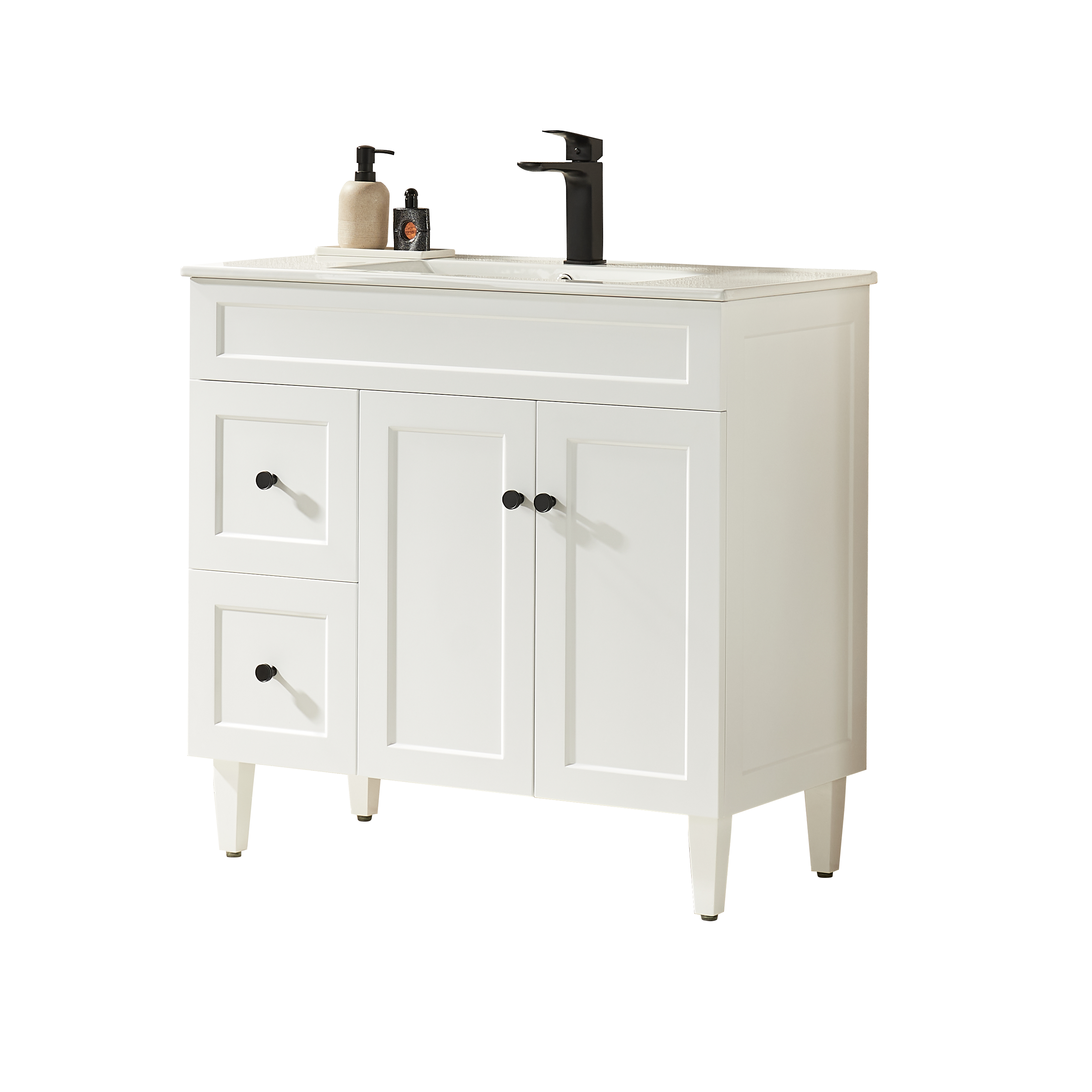 Modern Freestanding Vanity - Hamilton 590/740/890mm