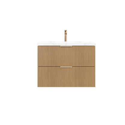VITO EDINA Fluted Wall Hung Cabinet 355W*520Hmm