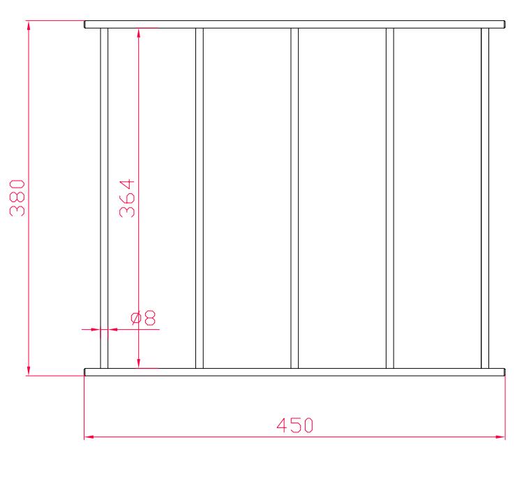 Cleaners Sink with Wall Brackets and Grate 555*455*200mm