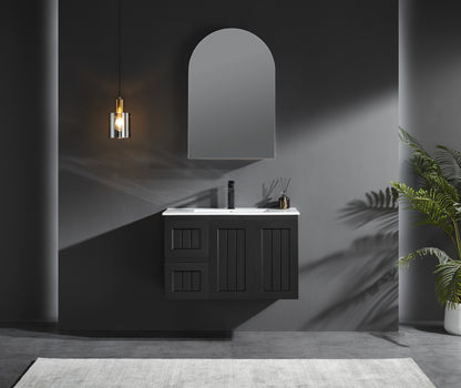 Olivia Shaving Cabinet Tall Boy 600*900*155mm OARSV6090MW/MB