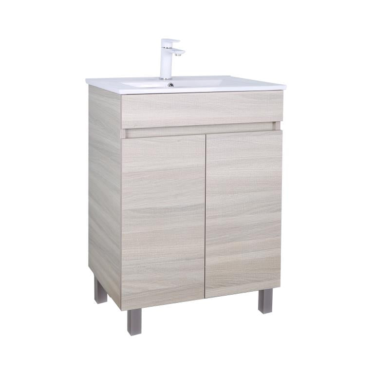 Slim Wall-Mounted Vanity (PVC)  450/600/750/900mm