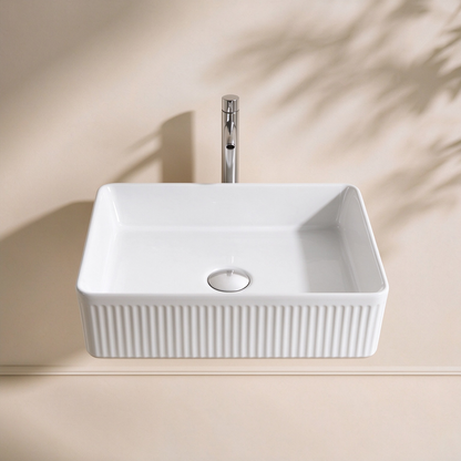 Rectangle Above Counter Basin 500*680*120mm LH-BS11-500GW/MW/MB