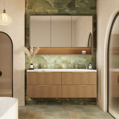 Ceto Eden Wall Hung PVC Cabinet with Soft closing drawers 590/740/890/1190/1490