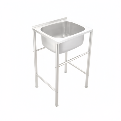 Free standing Cleaners Sink with Wall mount legs 600*500*200mm