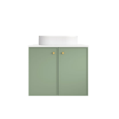 Vivid Pulse Wall Hung PVC Cabinet with Soft closing doors 590/740/890mm