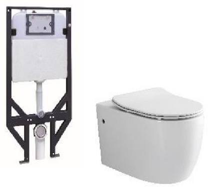 Veda R&T inwall Wall-Hung Toilet Suite