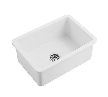 457-810mm Camden Fireclay Square insert/undermound Sink FCS457GW/MB FCS677GW/MB FCS810GW/MB