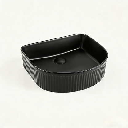 Floe Ribbed Arch Console Basin 415*365*120mm