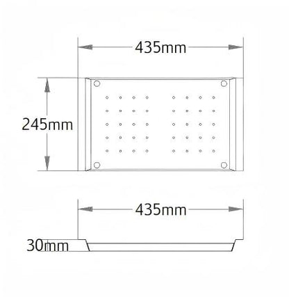 Sink Tray 435*250*30mm PKST