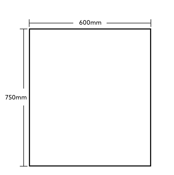 Matte Black Aluminum Framed Bathroom Mirror – 450-1200mm Wall Mounted