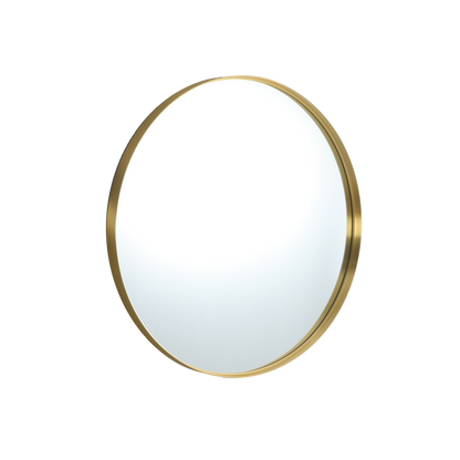 Luna Aluminum Framed Mirror 5mm Copper Free with Safety Film 600/700/800mm KR600F/KR700F/KR800F-MB/BG/BN/GM