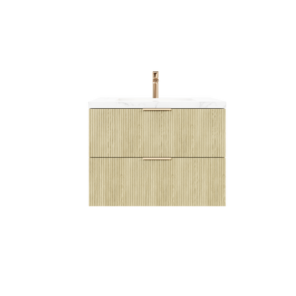 VITO EDINA Fluted Wall Hung Cabinet 355W*520Hmm