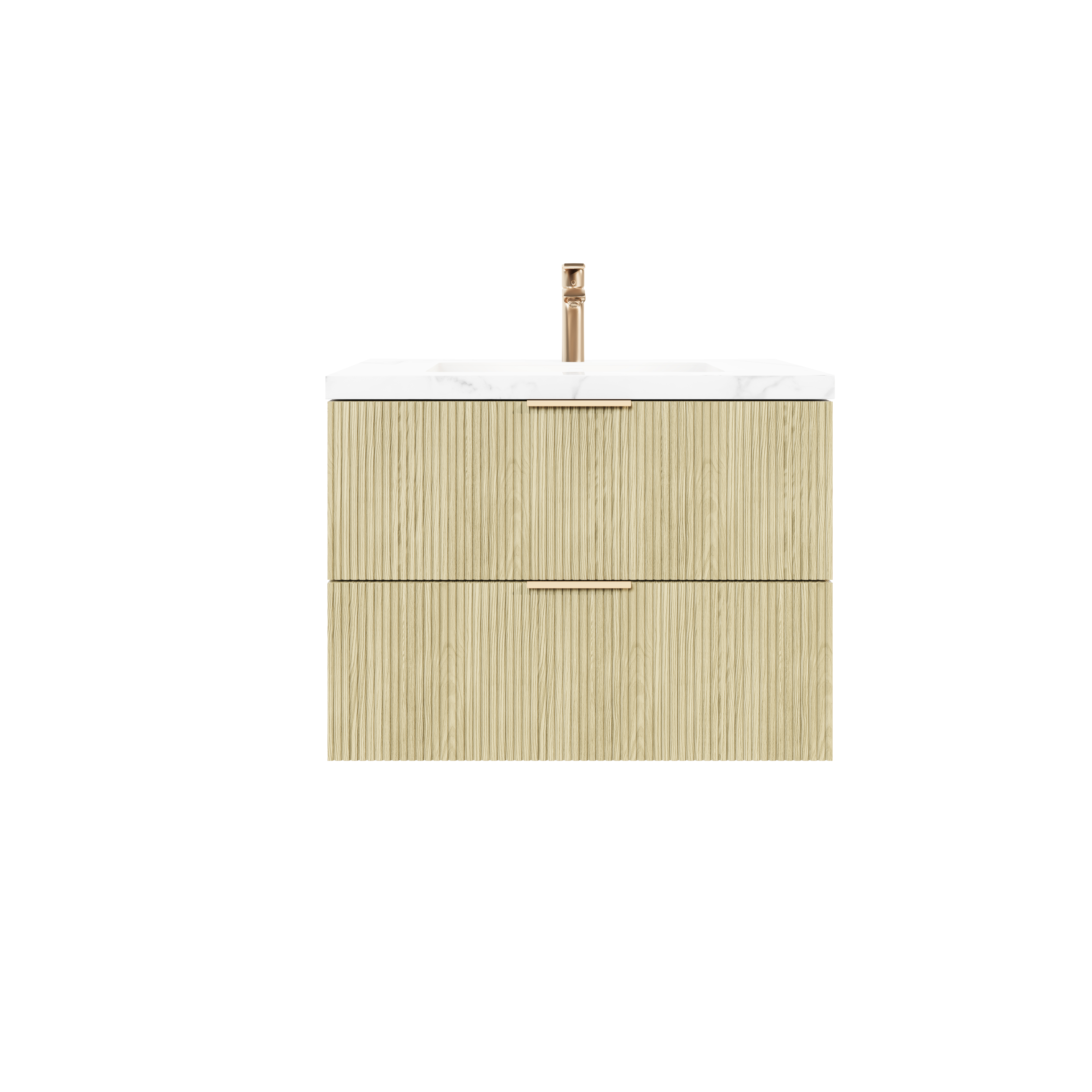 VITO EDINA Fluted Wall Hung Cabinet 355W*520Hmm
