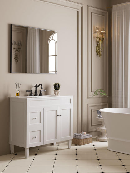 Vetra Aluminum Framed Mirror 5mm Copper Free with Safety Film 450-1200mm