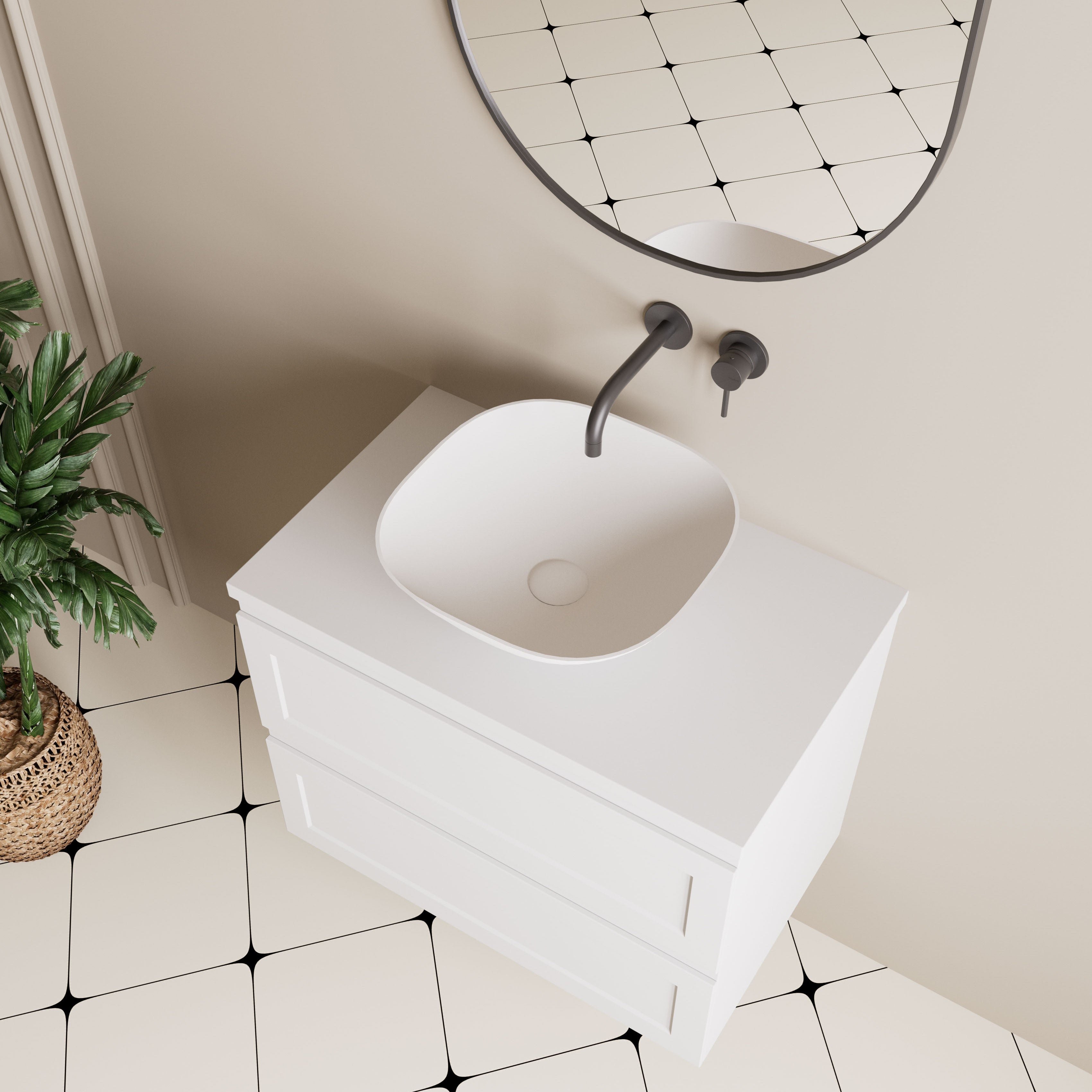 Elba Above Counter Basin 400*400*140mm