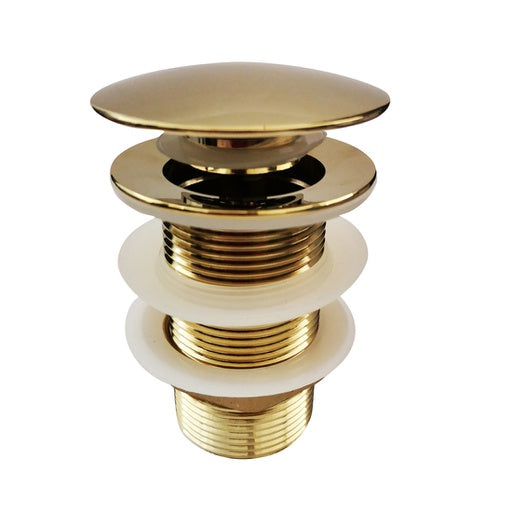 Yellow Gold Pop-Up Non-Overflow Basin Waste