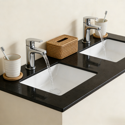 Galaxy Black Stone Top with Undermount Basin 600-1800mm