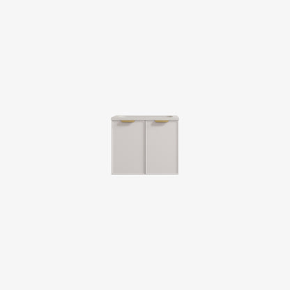CETO Miami Wall Hung PVC Vanity with U shape soft closing drawers 600/750/900/1200SD/1500SD