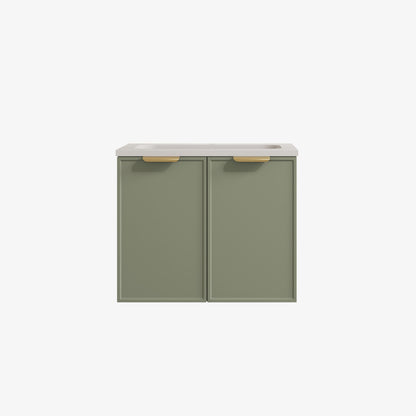 CETO Miami Wall Hung PVC Vanity with U shape soft closing drawers 600/750/900/1200SD/1500SD