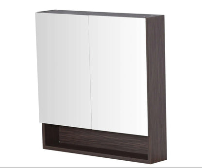Stella Walnut PVC Waterproof Copper-Free Mirror 600-1480mm Walnut-SV600/750/900/1200/1500