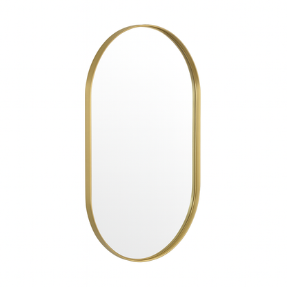 Iron Framed LED Bathroom Mirror – Electroplated Finish, 450/600mm