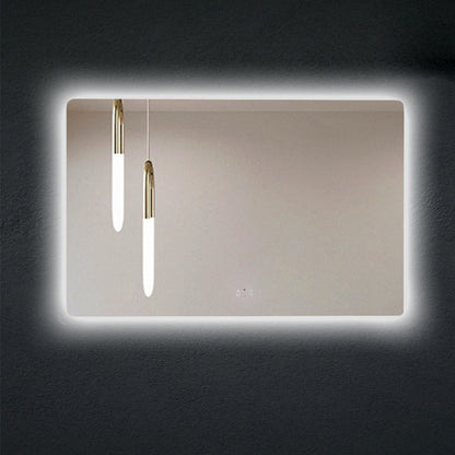 Ovian LED Back lit Mirror Pencil Edge Smart touch free controls 750/900/1200mm