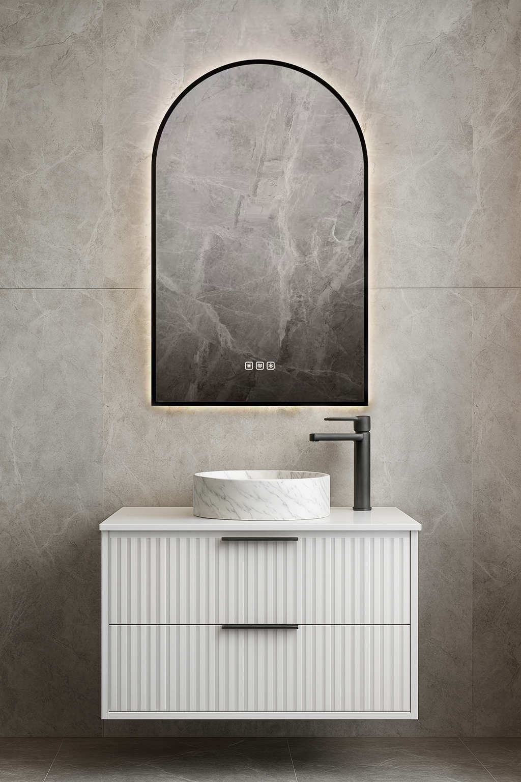 Arch Shape Backlit Mirror 500*750mm