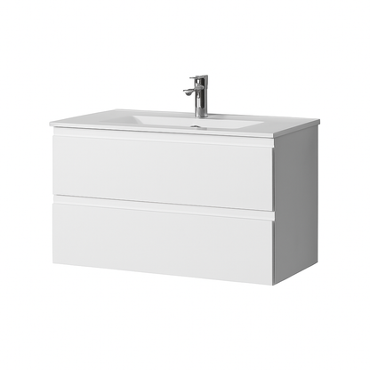 Vita Flux Wall-Mounted  PVC Cabinet with U shape soft closing drawers 600-900mm