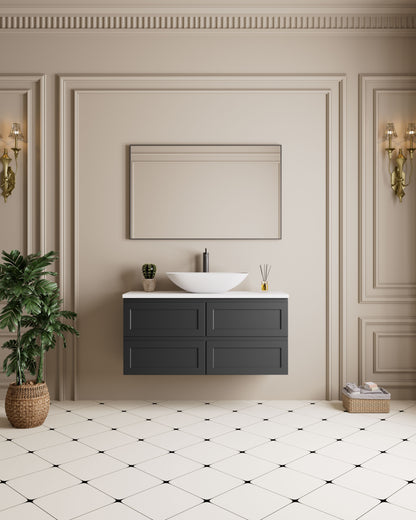 Vetra Aluminum Framed Mirror 5mm Copper Free with Safety Film 450-1200mm