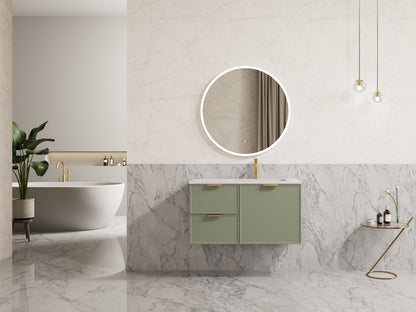 CETO Miami Wall Hung PVC Vanity with U shape soft closing drawers 600/750/900/1200SD/1500SD